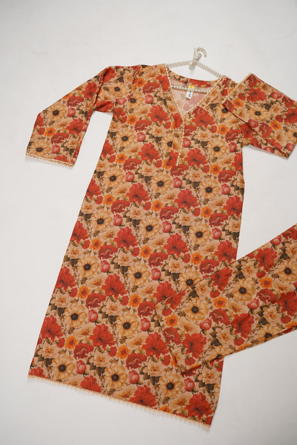 Rozi - Luxury Dhanak Co-Ords - Ready to Wear PKD008