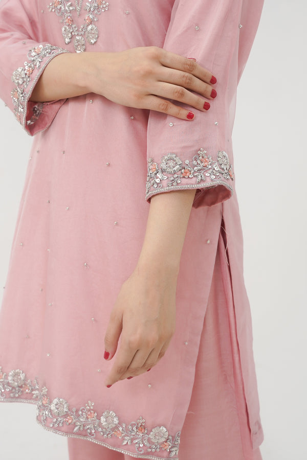 Khaas - Luxury Organza Outfit - Hand Work - Ready to Wear - Tehv10d4