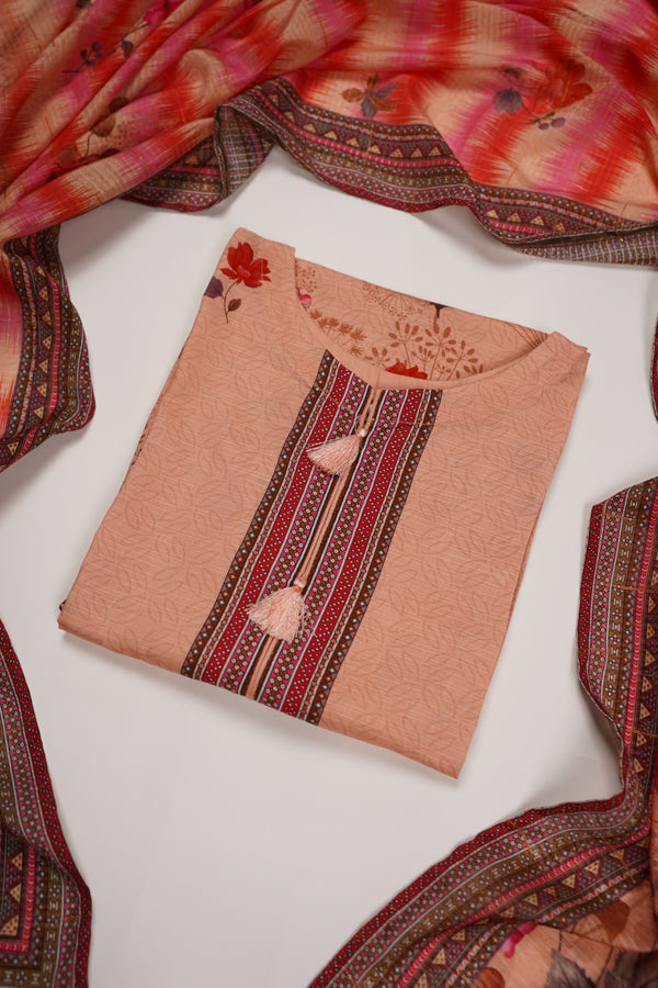 Rozi - Printed Viscose Outfit - Ready to Wear PD130