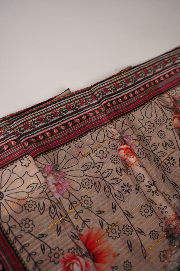 Rozi - Printed Viscose Outfit - Ready to Wear PD131