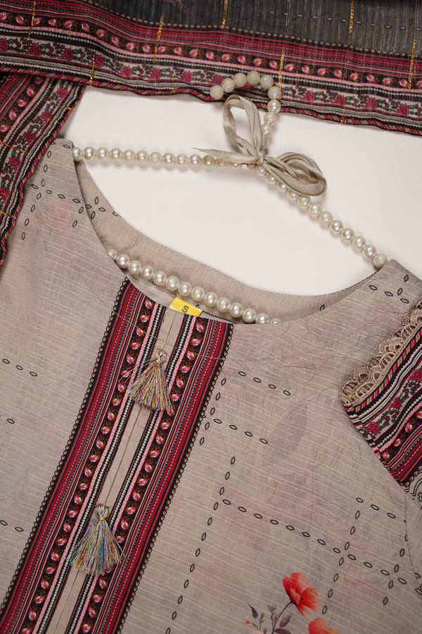 Rozi - Printed Viscose Outfit - Ready to Wear PD131