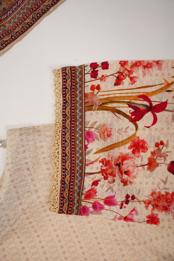 Rozi - Printed Viscose Outfit - Ready to Wear PD132