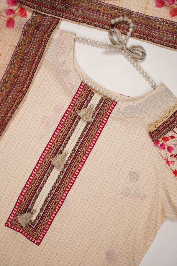 Rozi - Printed Viscose Outfit - Ready to Wear PD132