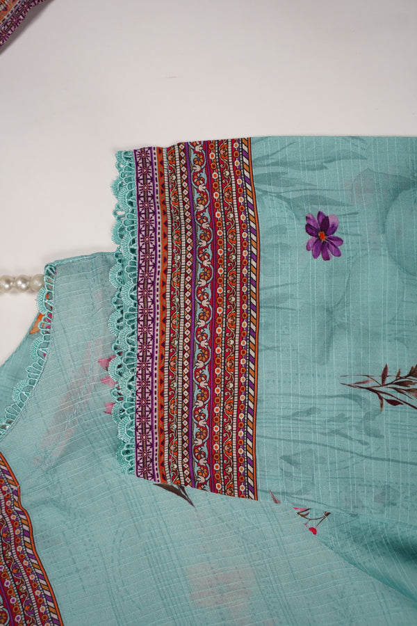 Rozi - Printed Viscose Outfit - Ready to Wear PD124