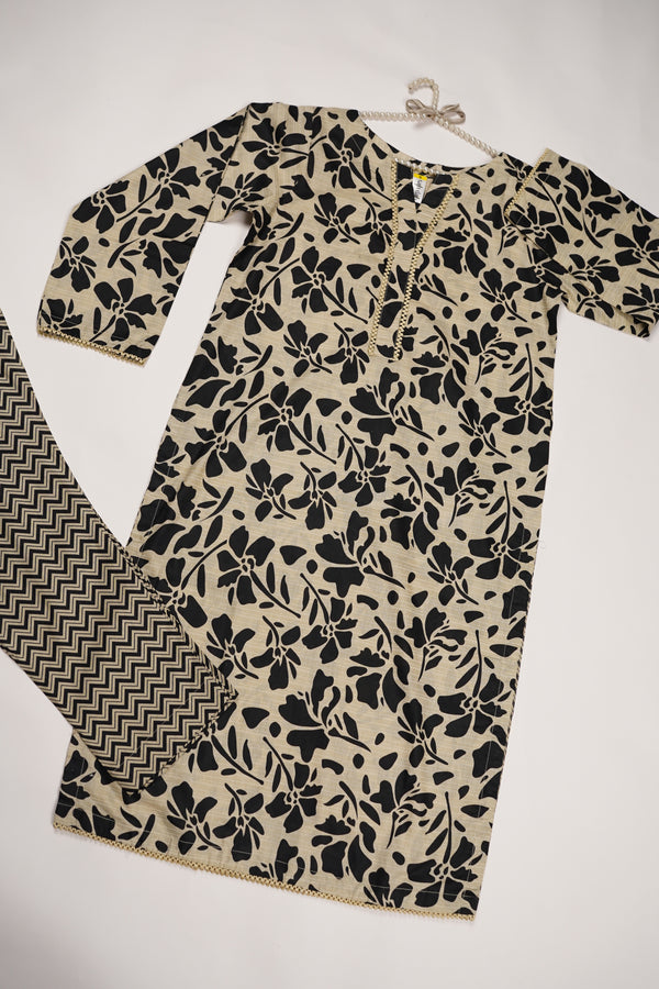 Rozi - Printed  Cotton Outfit - Ready to Wear PD126
