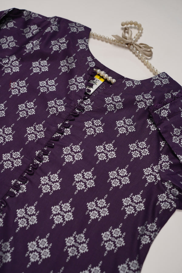 Rozi - Printed  cotton  Outfit - Ready to Wear PD122