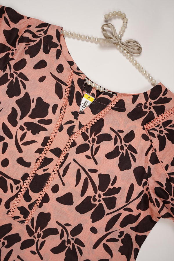 Rozi - Printed  Cotton Outfit - Ready to Wear PD125