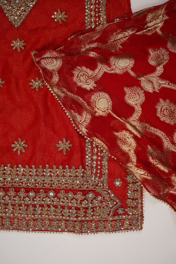 Tehwar - Luxury Festive Collection  with Shararah- Ready to Wear - Tehv10d7