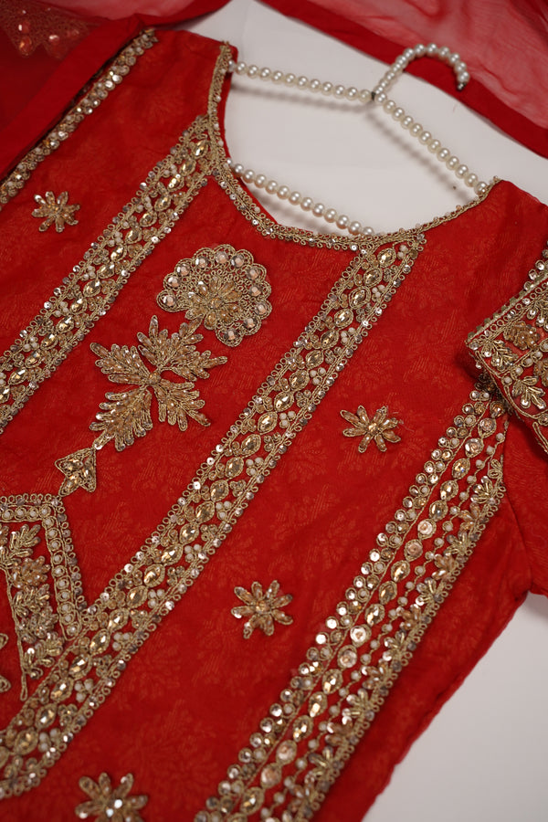 Tehwar - Luxury Festive Collection  with Shararah- Ready to Wear - Tehv10d7