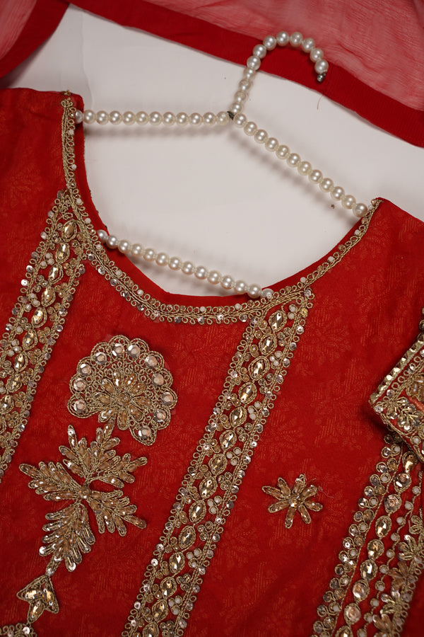 Tehwar - Luxury Festive Collection  with Shararah- Ready to Wear - Tehv10d7