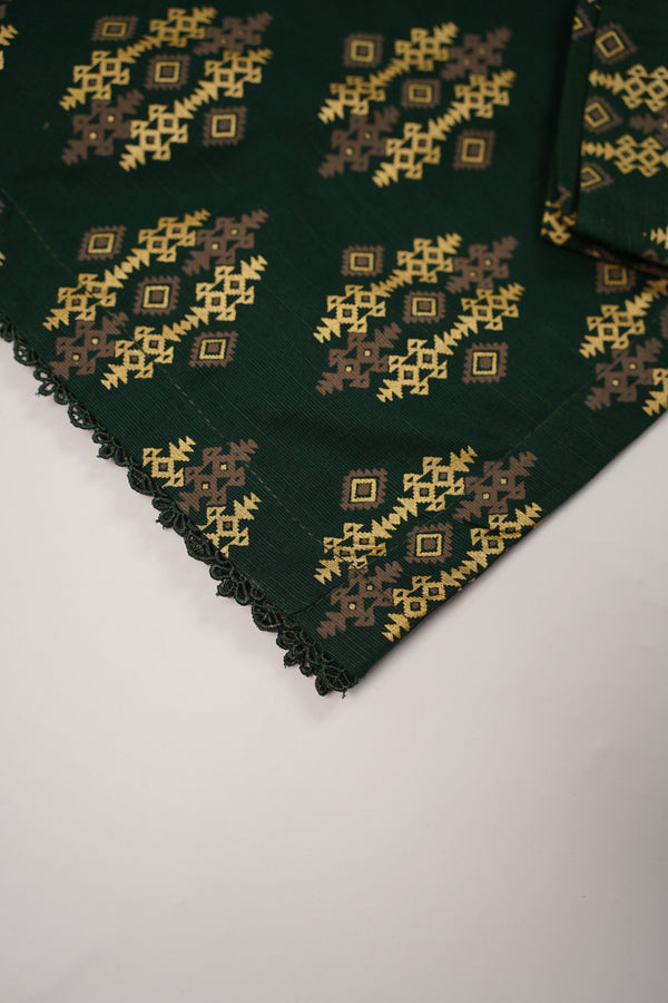 Rozi - Exclusive Khaddar Outfit with Multani Shawl - Ready to Wear - Warm Fabric PD138
