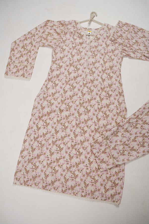 Rozi - Premium Quality Linen Outfit - Ready to wear PKD017