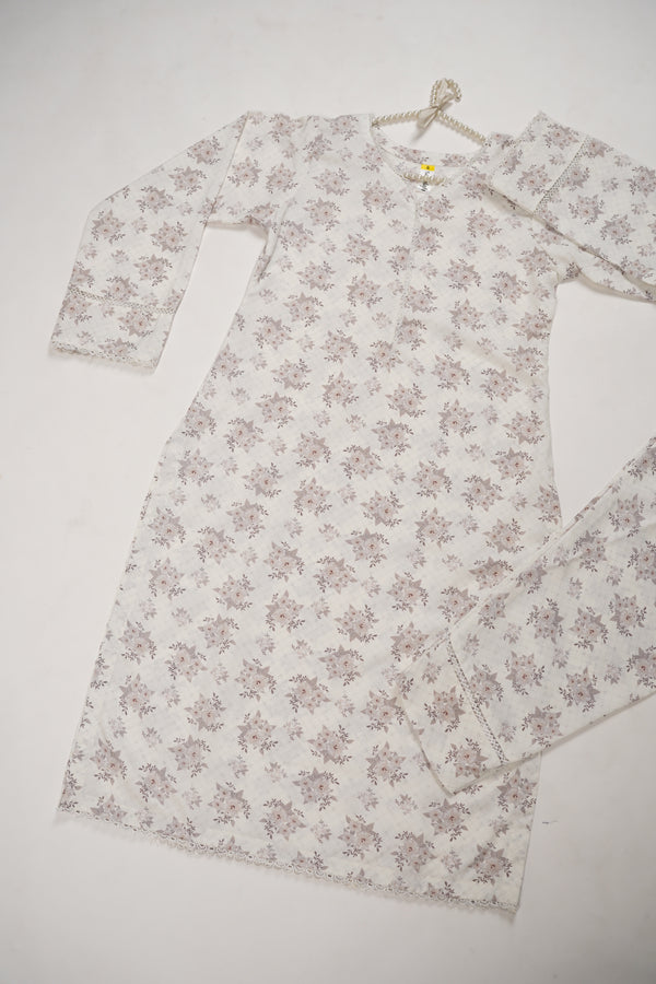 Rozi - Premium Quality Linen Outfit - Ready to wear PKD016