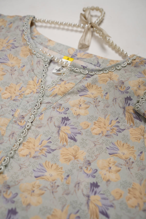 Rozi - Premium Quality Linen Outfit - Ready to wear PKD014