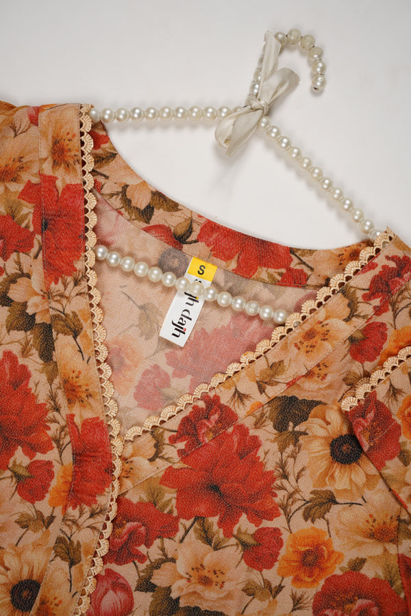 Rozi - Luxury Dhanak  Co-Ords - Ready to Wear PKD008