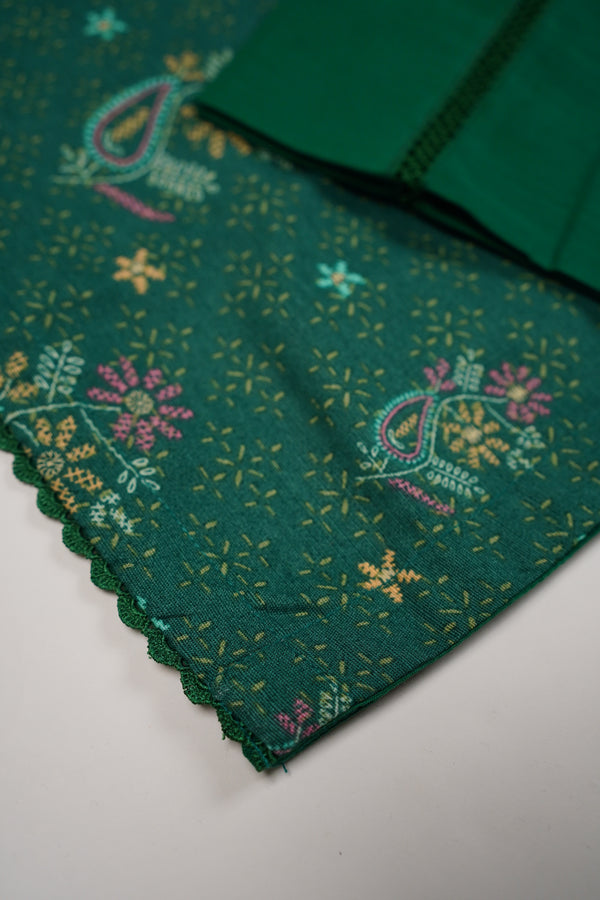 Rozi - Khaddar Outfit with Shawl - Ready to wear PKD012