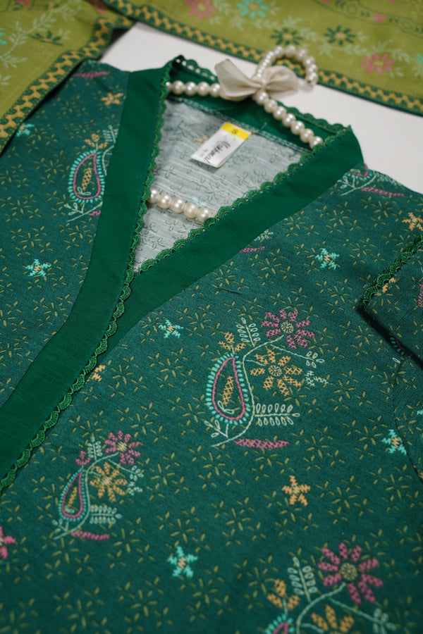 Rozi - Khaddar Outfit with Shawl - Ready to wear PKD012