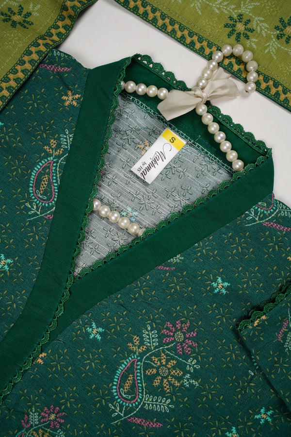 Rozi - Khaddar Outfit with Shawl - Ready to wear PKD012