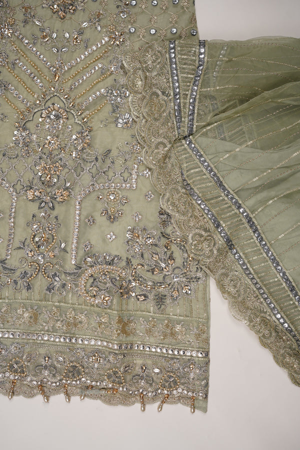 Tehwar - Luxury Organza Festive Collection with Gararah - Ready to Wear - Tehv9d2