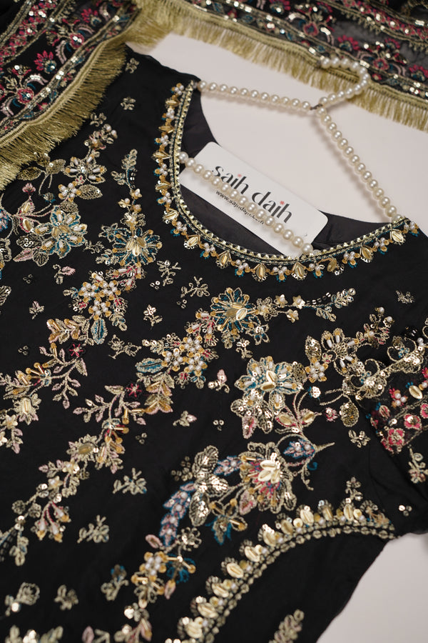 Husan e Jahan - Luxury Festive Collection With Shararah - Ready to Wear - HEJ-V6-D1