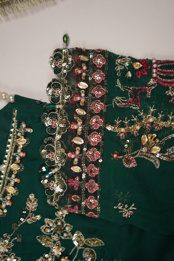Husan e Jahan - Luxury Festive Collection With Shararah - Ready to Wear - HEJ-V6-D3