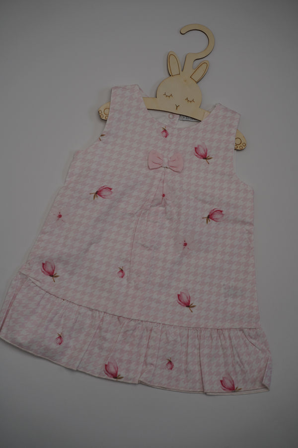 Pink Rose Dress (6-24) Months