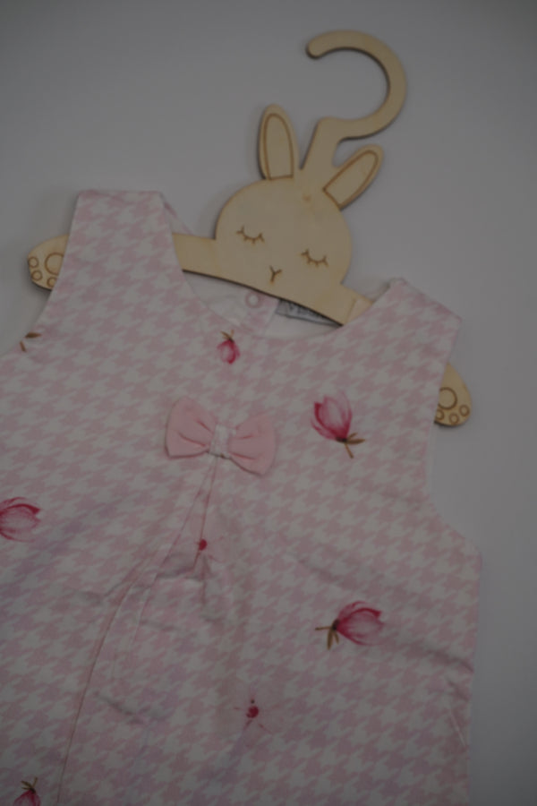 Pink Rose Dress (6-24) Months