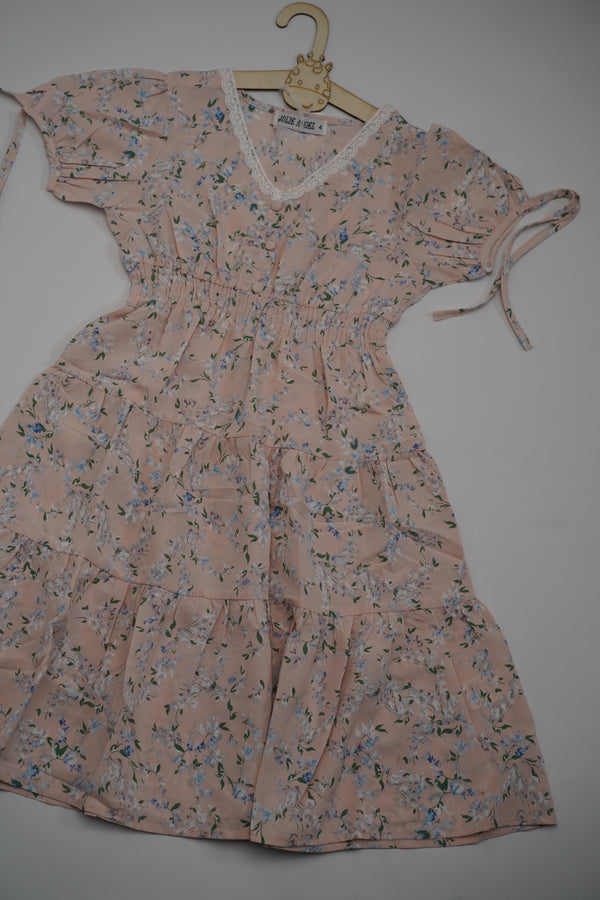 Printed Viscose Dress (6-14 Years)