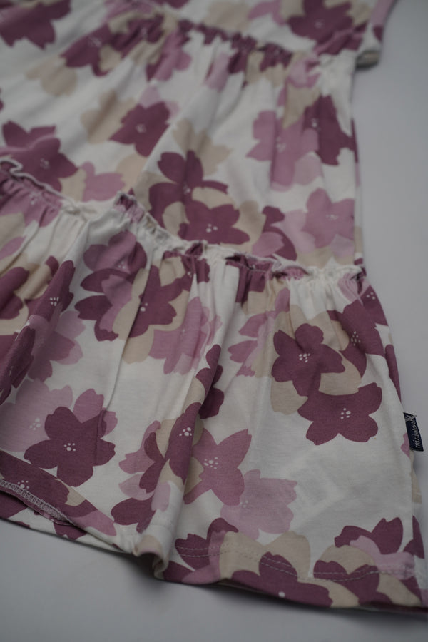 Girls Layered Floral Print Dress (3-6Y)