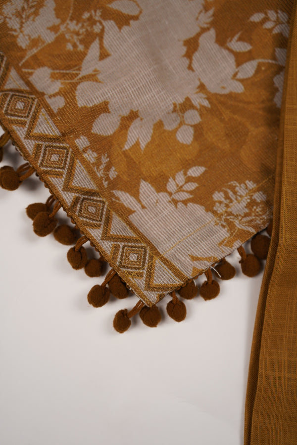 Rozi - Exclusive Khaddar Outfit with  Shawl - Ready to Wear - PD190
