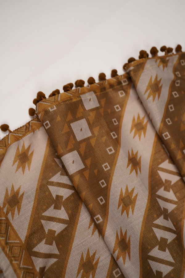 Rozi - Exclusive Khaddar Outfit with  Shawl - Ready to Wear - PD190